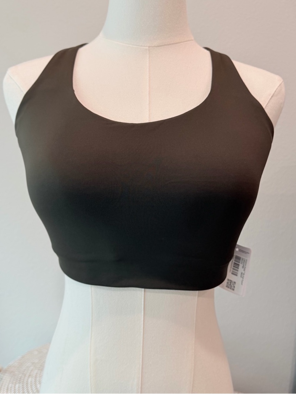 NWT Lululemon Women's Energy Bra High Support Size 36DD Olive Green Color